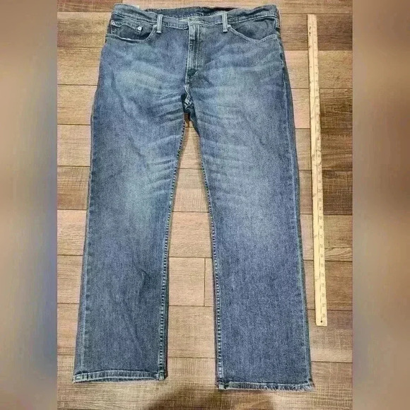 Levis 559 Jeans Men 40x32 Blue Denim Relaxed Straight Actual 40x31” Distressed - Picture 1 of 6